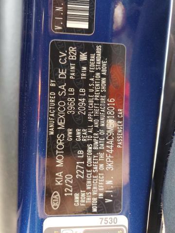 2021 KIA FORTE GT 3KPF44AC9ME318016