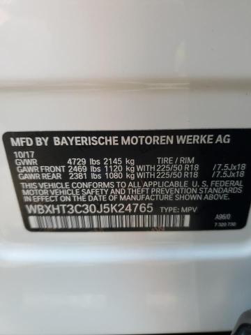 2018 BMW X1 XDRIVE2 WBXHT3C30J5K24765