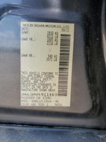 2015 NISSAN ALTIMA 2.5 - 1N4AL3APXFN911463