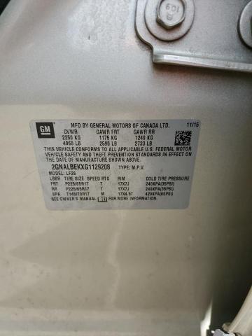 2016 CHEVROLET EQUINOX LS - 2GNALBEKXG1129208