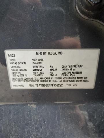 2023 TESLA MODEL Y - 7SAYGDEE4PF752292