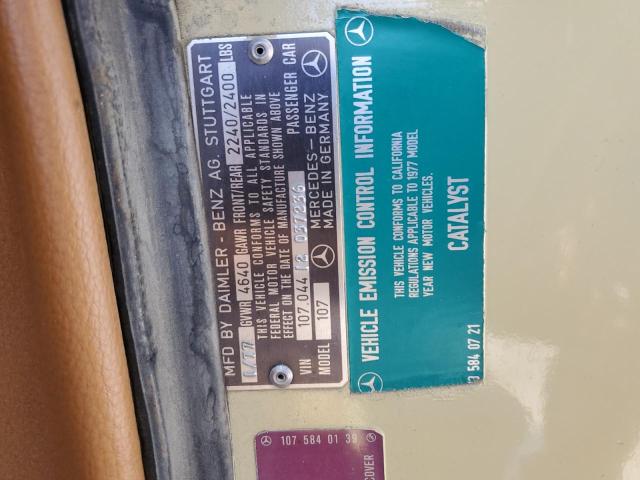 1977 MERCEDES-BENZ 450SL #3242611579