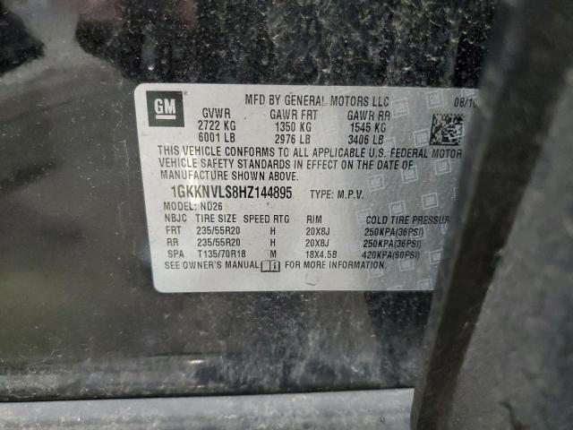2017 GMC ACADIA ALL 1GKKNVLS8HZ144895