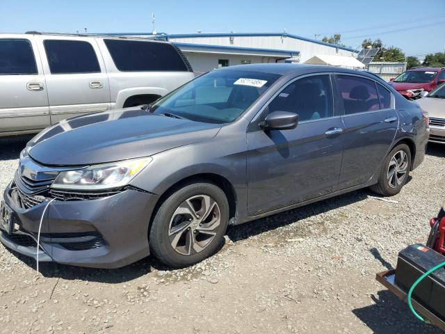 HONDA ACCORD LX 2016 gray  gas 1HGCR2F35GA088145 photo #1