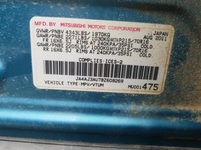 2011 MITSUBISHI RVR SE - JA4AJ3AU7BZ608269