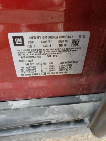 2021 CHEVROLET TRAX LS - KL7CJKSB5MB327988