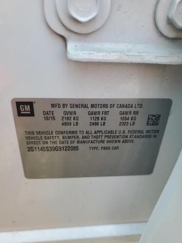 2016 CHEVROLET IMPALA LTZ - 2G1145S39G9122085