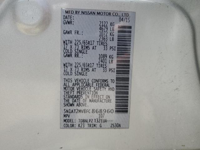 2015 NISSAN ROGUE S - 5N1AT2MV8FC868960
