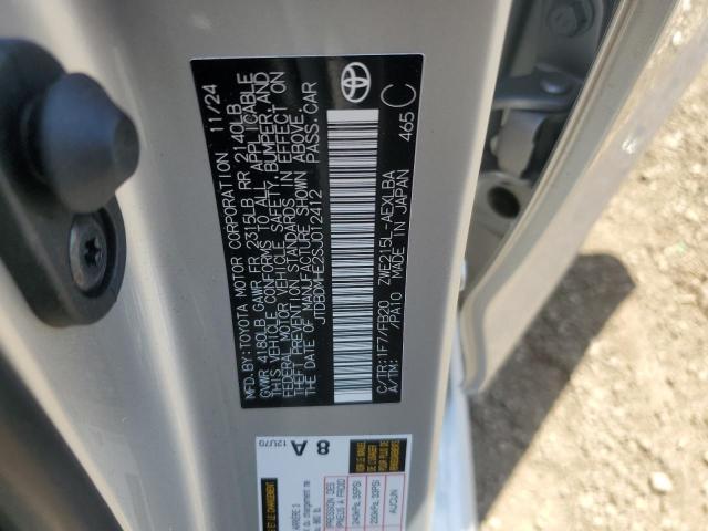 2025 TOYOTA COROLLA LE - JTDBDMHE2SJ012412