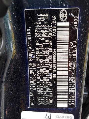 4T1BF1FK6FU886554 2015 TOYOTA CAMRY