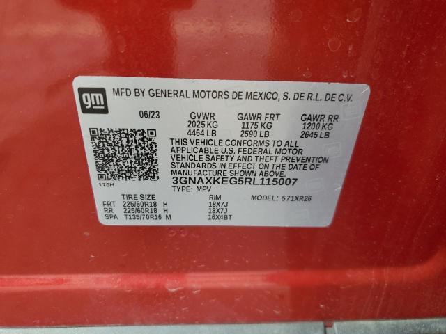 2024 CHEVROLET EQUINOX LT - 3GNAXKEG5RL115007