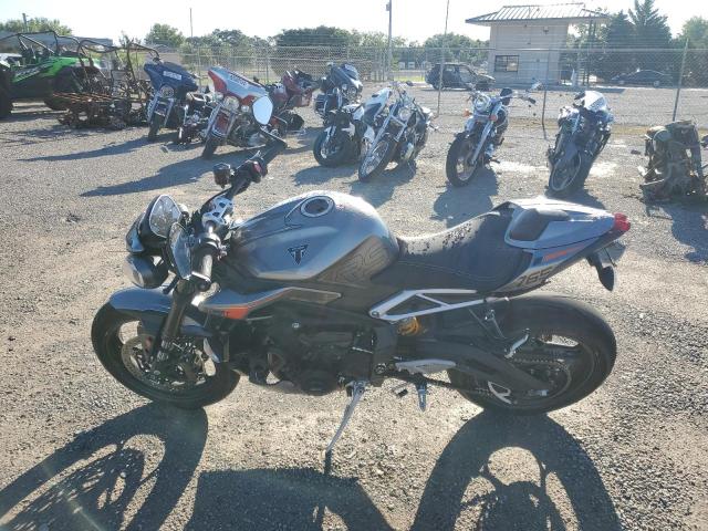 TRIUMPH MOTORCYCLE STREET TRI 2024 silver  gas SMTA614KXRTBZ3312 photo #4