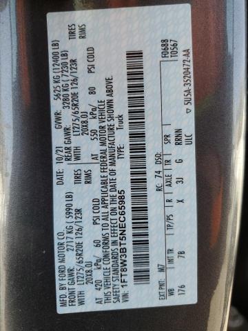 2022 FORD F350 SUPER - 1FT8W3BT5NEC65985