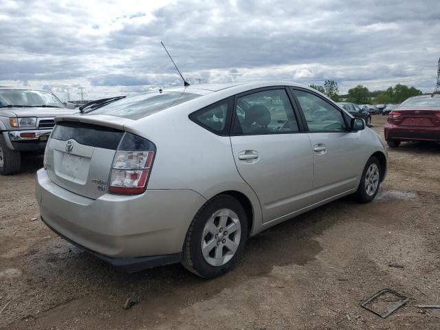 TOYOTA PRIUS 2004 silver  hybrid engine JTDKB20U840010055 photo #4