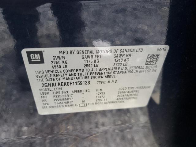 2015 CHEVROLET EQUINOX LS - 2GNALAEK0F1159133