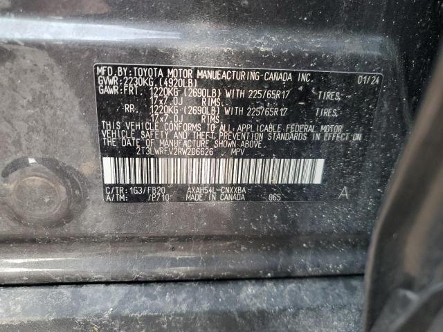 2024 TOYOTA RAV4 LE - 2T3LWRFV2RW206626