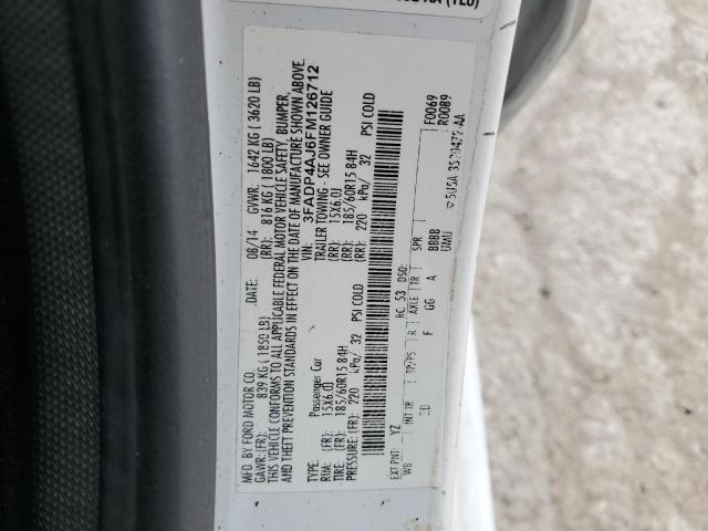 2015 FORD FIESTA S - 3FADP4AJ6FM126712