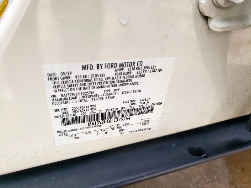 2020 FORD ECOSPORT S - MAJ3S2GE6LC325264