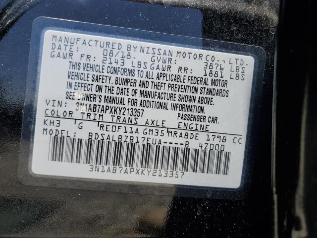 2019 NISSAN SENTRA S - 3N1AB7APXKY213357