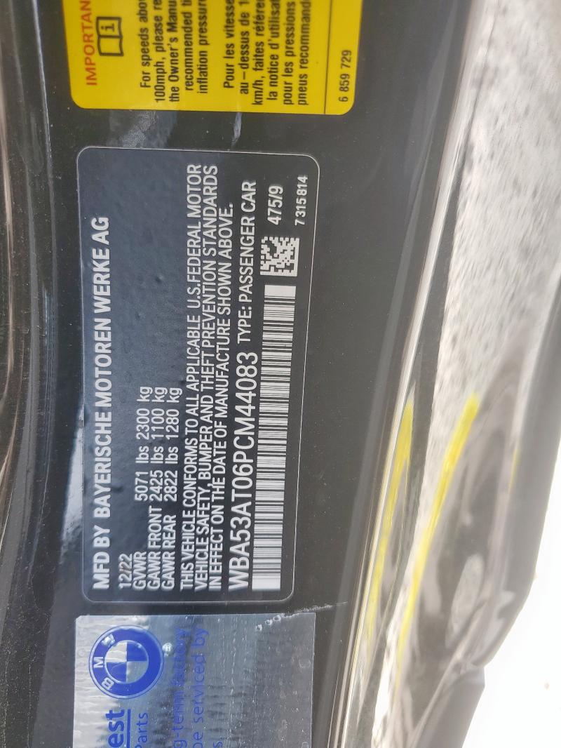 2023 BMW M440I - WBA53AT06PCM44083