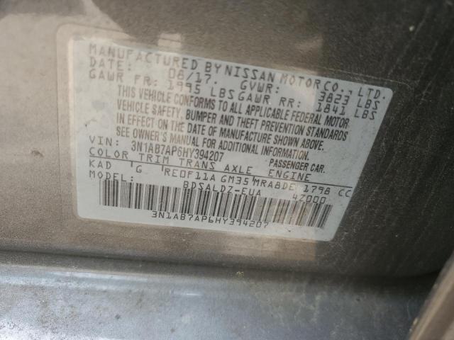 2017 NISSAN SENTRA S - 3N1AB7AP6HY394207