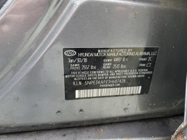 2018 HYUNDAI SONATA SPO - 5NPE34AF2JH687428