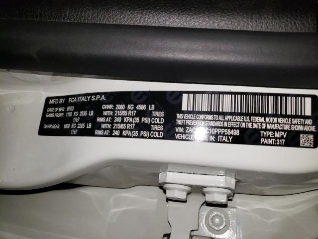 2023 JEEP RENEGADE T ZACNJDC10PPP58498