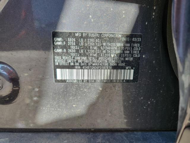 2023 SUBARU OUTBACK LI 4S4BTGND6P3187818