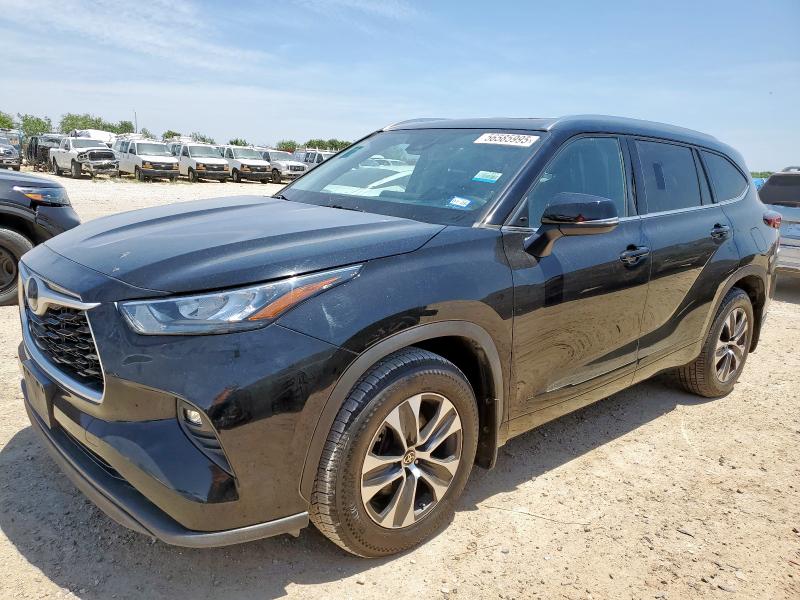 Vin: 5tdgzrah0ls501856, lot: 56585995, toyota highlander xle 2020 img_1