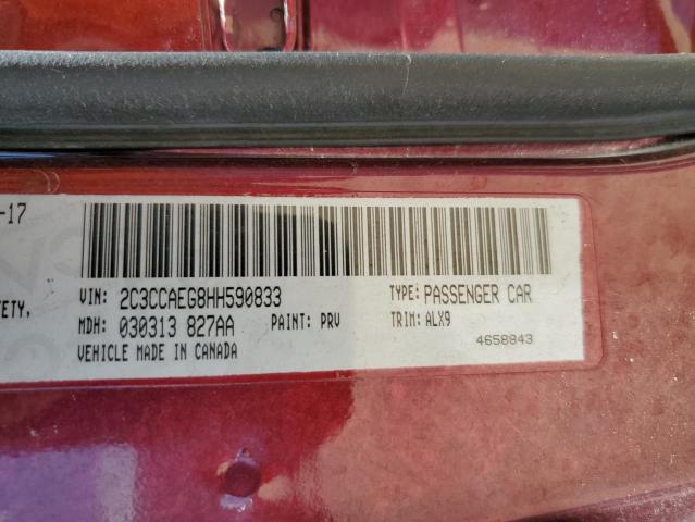 2017 CHRYSLER 300C 2C3CCAEG8HH590833