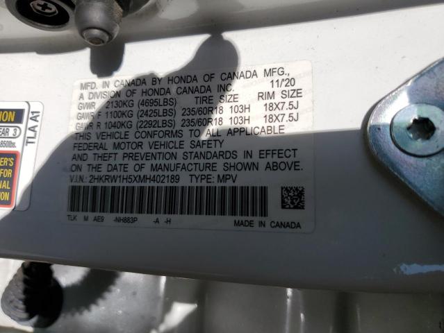 2021 HONDA CR-V EX - 2HKRW1H5XMH402189