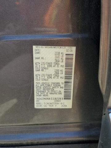 2016 NISSAN MURANO S - 5N1AZ2MG9GN116593