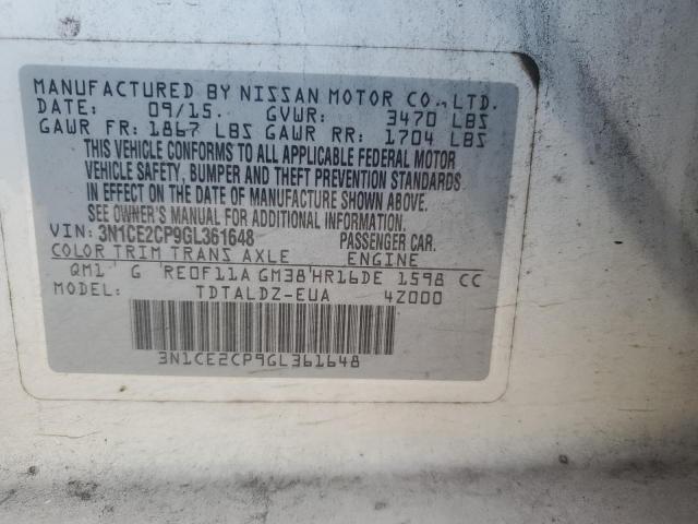 2016 NISSAN VERSA NOTE - 3N1CE2CP9GL361648