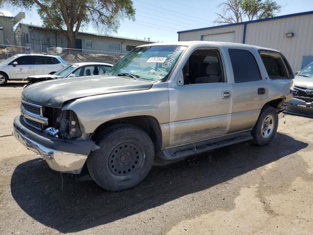 CHEVROLET TAHOE C150 2002 tan  gas 1GNEC13V32J166592 photo #1