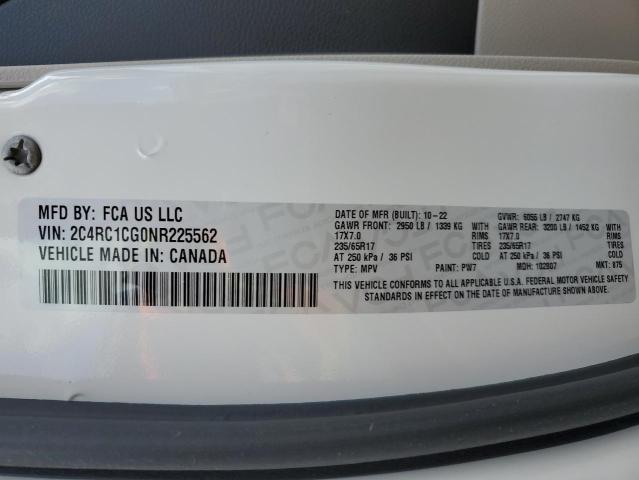 2022 CHRYSLER VOYAGER LX 2C4RC1CG0NR225562