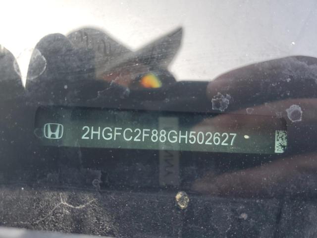 2016 HONDA CIVIC EX - 2HGFC2F88GH502627