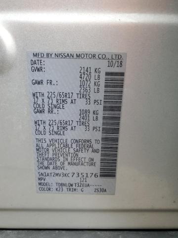 2019 NISSAN ROGUE S - 5N1AT2MV3KC735176