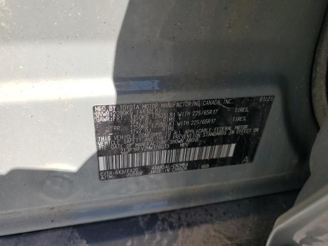 2021 TOYOTA RAV4 XLE - 2T3P1RFV2MW178013