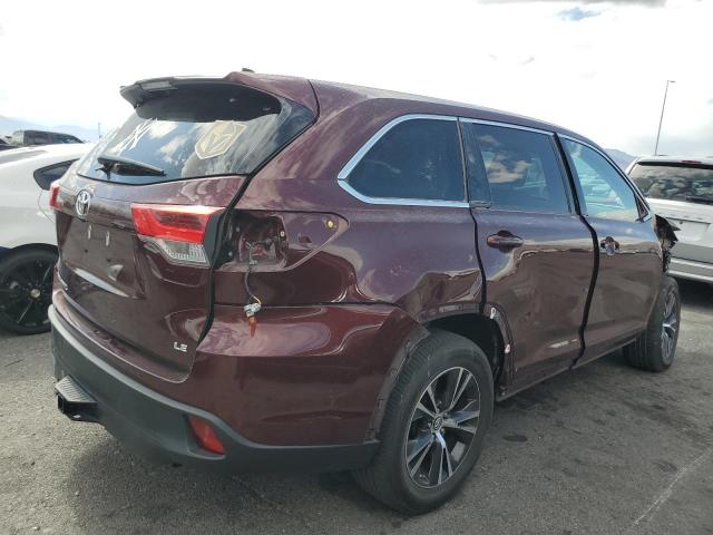 Vin: 5tdzzrfh6ks305436, lot: 55168795, toyota highlander le 20193