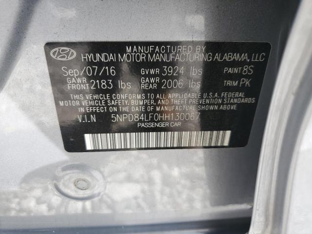 2017 HYUNDAI ELANTRA SE - 5NPD84LF0HH130067