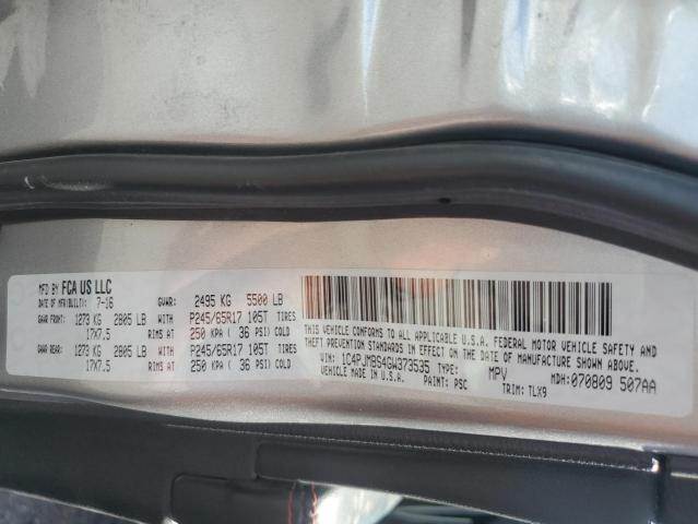 2016 JEEP CHEROKEE T 1C4PJMBS4GW373535