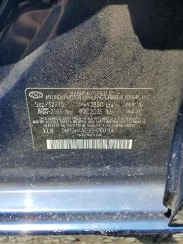 2016 HYUNDAI ELANTRA SE - 5NPDH4AE9GH760114