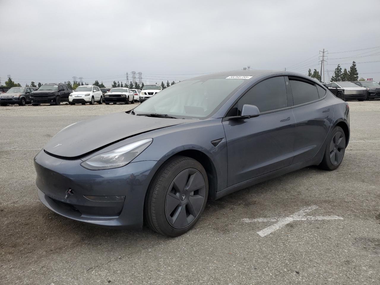 Lot #3190765846 2023 TESLA MODEL 3