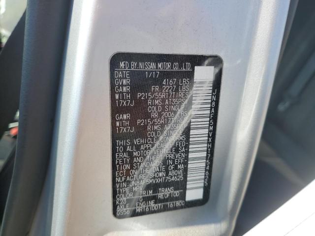 2017 NISSAN JUKE S - JN8AF5MVXHT754625