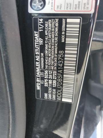 2015 MERCEDES-BENZ CLS 550 WDDLJ7DB5FA143758