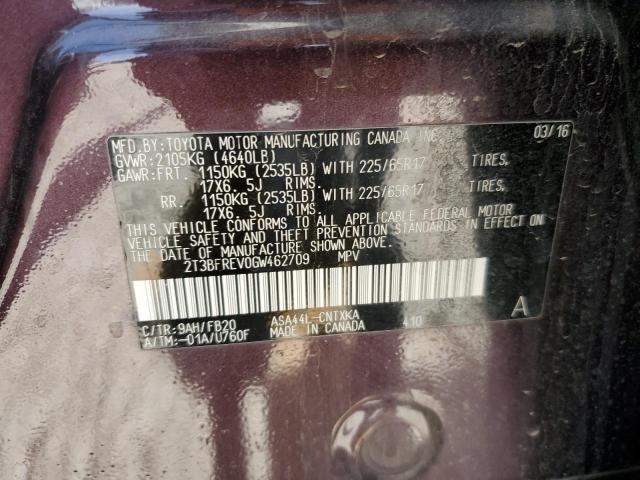 2016 TOYOTA RAV4 LE - 2T3BFREV0GW462709