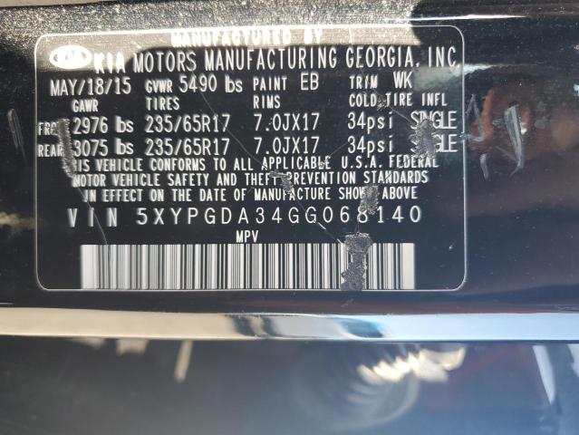 2016 KIA SORENTO LX - 5XYPGDA34GG068140