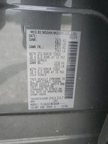 2024 NISSAN PATHFINDER - 5N1DR3CAXRC261317