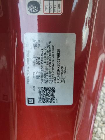 2018 CHEVROLET CAMARO LT - 1G1FB1RX6J0175535