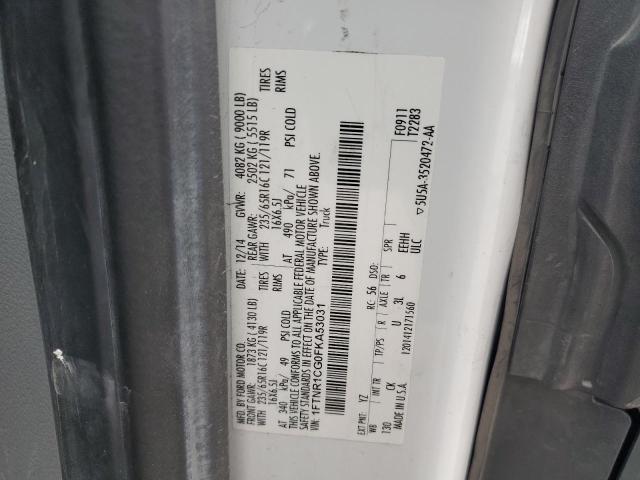 2015 FORD TRANSIT T- - 1FTNR1CG0FKA53031